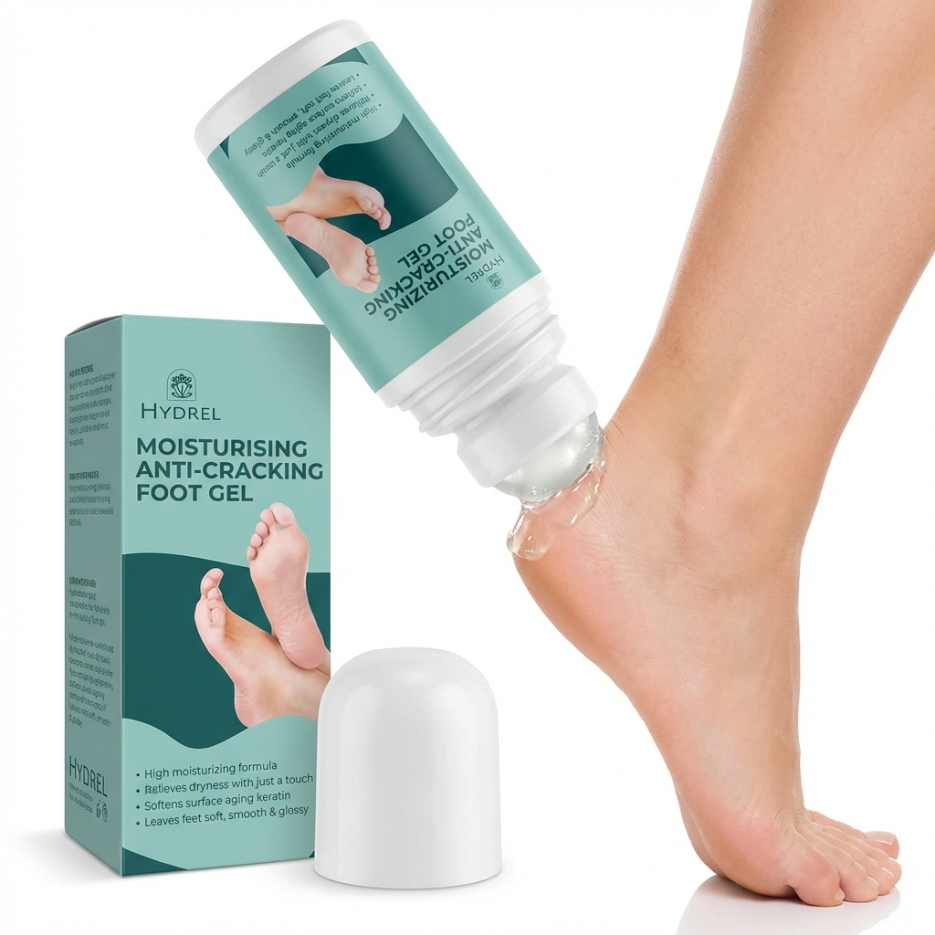 Hydrel Full Ritual Set – 2× 2 Pair Foot Peel Masks + Foot Gel